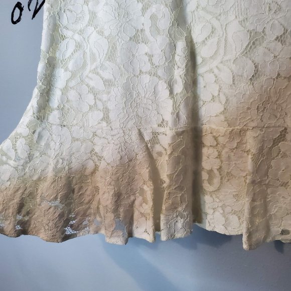 She and Sky White Lace Dress, Small - Picture 4 of 7